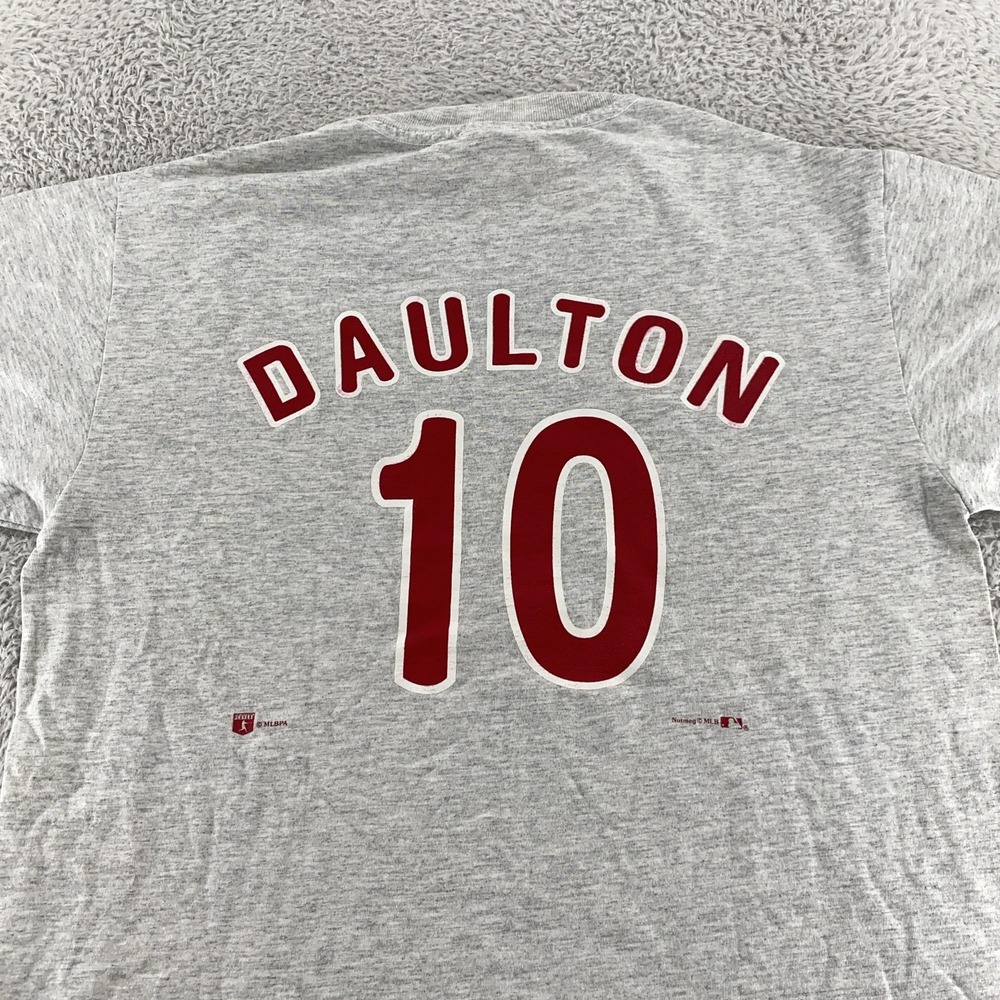 Vintage Philadelphia‎ Phillies Darren Daulton Shirt Mens Large MLB Baseball 90s